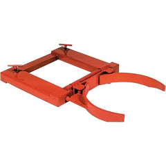 Wesco Industrial Products - 1,500 Lb Load Capacity, 55 Gal Drum Grab - 28" Wide x 4-3/4" High, Steel Wheels - Exact Industrial Supply