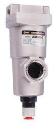 SMC PNEUMATICS - 2" NPT Pipe, 424 CFM Refrigerated Air Dryer - 75 kw, 16-3/4" Long, Open Auto Drain - Exact Industrial Supply