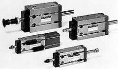 SMC PNEUMATICS - 16mm Bore x 5mm Stroke Vacuum Cylinder - 85 psi, 95.5mm OAL - Exact Industrial Supply