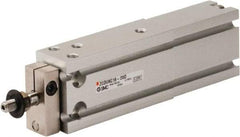 SMC PNEUMATICS - 16mm Bore x 20mm Stroke Vacuum Cylinder - 85 psi, 125.5mm OAL - Exact Industrial Supply