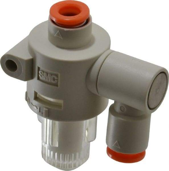 SMC PNEUMATICS - 1/4" Vacuum Suction Filter - 0.7 SCFM - Exact Industrial Supply