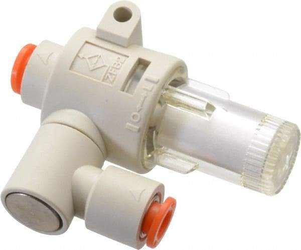 SMC PNEUMATICS - 1/4" Vacuum Suction Filter - 1.1 SCFM - Exact Industrial Supply