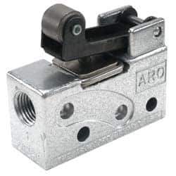 ARO/Ingersoll-Rand - Mechanically Operated Valves Valve Type: 3-Way CV Rating: 0.195 - Exact Industrial Supply
