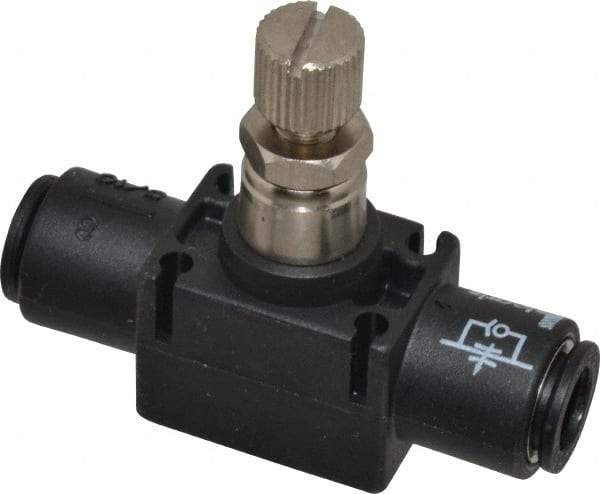 Legris - 8mm Tube OD Inline Flow Control Valve - Exact Industrial Supply