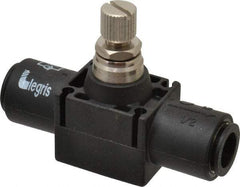 Legris - 12mm Tube OD Inline Flow Control Valve - Exact Industrial Supply
