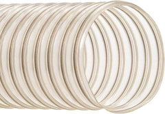 Hi-Tech Duravent - 2" ID, 30 Hg Vac Rating, 13 psi, Polyurethane Vacuum & Duct Hose - 50' Long, Clear, 1-1/2" Bend Radius, -20 to 180°F - Exact Industrial Supply