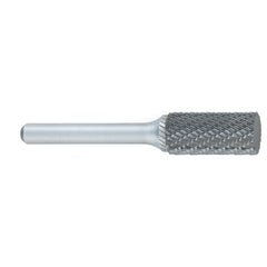 ‎SC-11 -3mm × 12mm LOC × 6mm Shank × 50mm OAL Cylindrical Ball Nose Carbide Medium Tough Cut Burr - Exact Industrial Supply