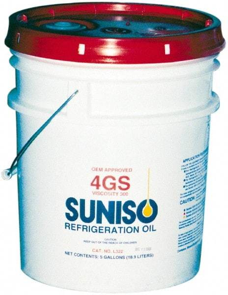 Parker - 5 Gallon Pail Mineral Oil Refrigeration Oil - 68 ISO - Exact Industrial Supply