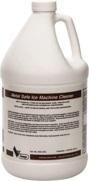 Parker - 1 Gal Ice Machine Cleaner - For Ice Machines: Cube, Tube, Flake & Commercial Dishwasher - Exact Industrial Supply