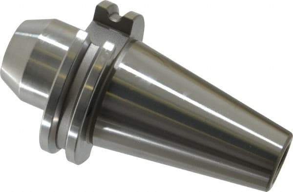Accupro - CAT40 Taper Shank 1/2" Hole End Mill Holder/Adapter - 35mm Nose Diam, 1.75" Projection, 5/8-11 Drawbar, Through-Spindle & DIN Flange Coolant - Exact Industrial Supply