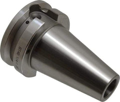 Accupro - BT40 Taper Shank 1/4" Hole End Mill Holder/Adapter - 20mm Nose Diam, 1.38" Projection, M16x2.0 Drawbar, Through-Spindle & DIN Flange Coolant - Exact Industrial Supply