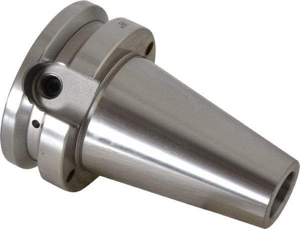 Accupro - BT40 Taper Shank 5/16" Hole End Mill Holder/Adapter - 7/8" Nose Diam, 1.38" Projection, M16x2.0 Drawbar, Through-Spindle & DIN Flange Coolant - Exact Industrial Supply