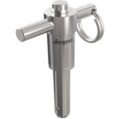 ‎1″ Pin Diameter, 1-1/2″ Grip Length, Heavy Duty T-Handle Kwik-Lok Pin, Stainless Steel
