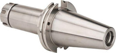 Accupro - 0.078" to 0.787" Capacity, 6" Projection, CAT50 Taper Shank, ER32 Collet Chuck - 0.0002" TIR, Through-Spindle & DIN Flange Coolant - Exact Industrial Supply