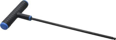 Eklind - 5mm Hex, T-Handle Cushion Grip, Ball End Hex Key - 9mm OAL, Metric System of Measurement - Exact Industrial Supply