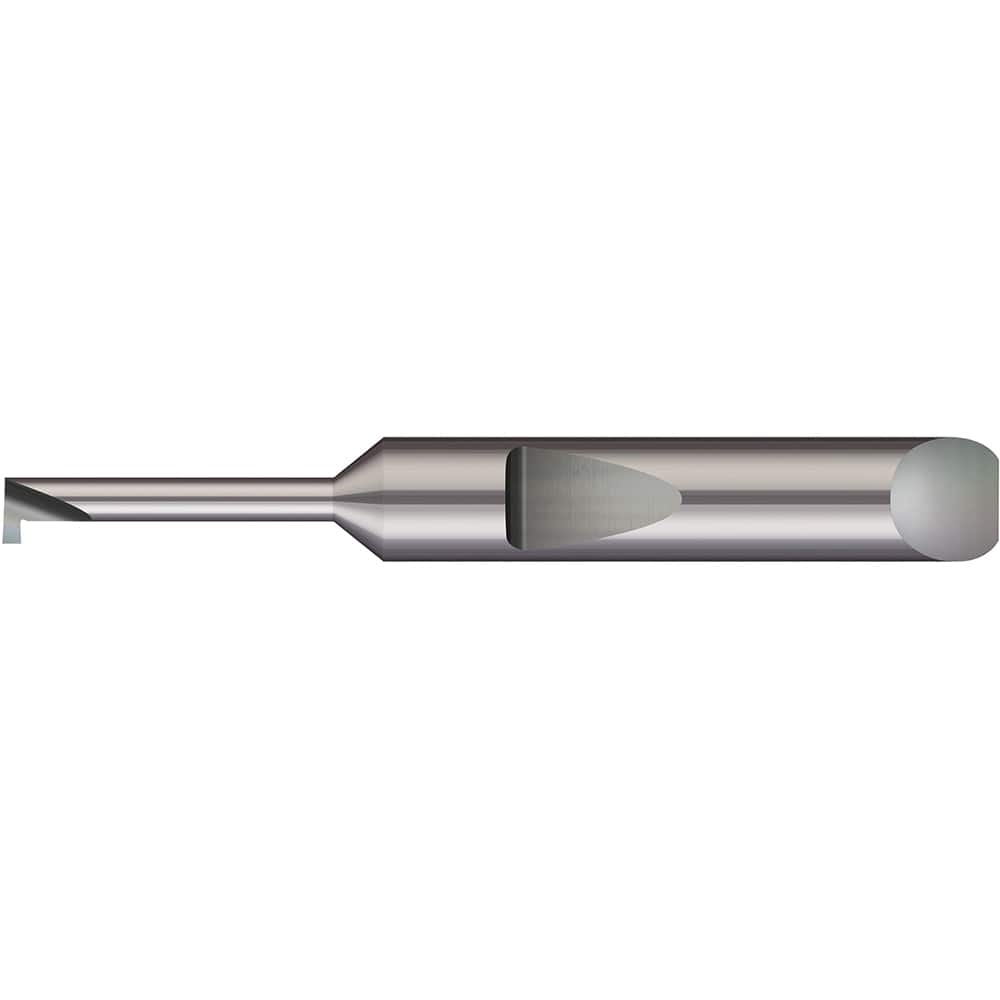 Micro 100 - Grooving Tools; Grooving Tool Type: Retaining Ring ; Material: Solid Carbide ; Shank Diameter (Decimal Inch): 0.1875 ; Shank Diameter (Inch): 3/16 ; Groove Width (Decimal Inch): 0.0200 ; Projection (Decimal Inch): 0.0400 - Exact Industrial Supply
