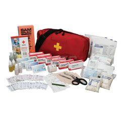 Ability One - Full First Aid Kits; Maximum Number of People: 25 ; Container Type: Bag ; Container Material: Nylon - Exact Industrial Supply