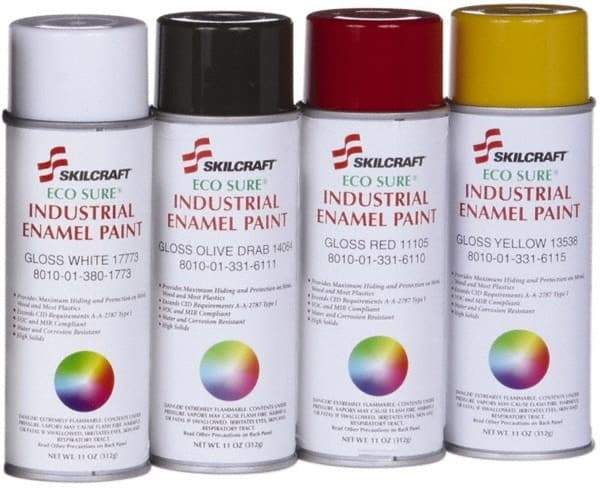 Ability One - Spray Paint - 16 OZ ORANGE 12197 ECO-SURE AEROSOL ENAMEL - Exact Industrial Supply