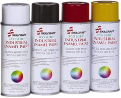 Ability One - Spray Paint - 16 OZ YELLOW 13655 ECO-SURE AEROSOL ENAMEL - Exact Industrial Supply