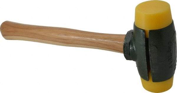 Garland - 4 Lb Head 2" Face Plastic Split Head Hammer - Wood Handle - Exact Industrial Supply