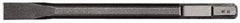 DeWALT - 1" Head Width, 18" OAL, 3/4" Shank Diam, Cold Chisel - Hex Drive, Hex Shank, Steel - Exact Industrial Supply