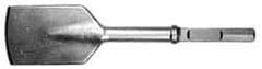 DeWALT - 5-1/2" Head Width, 20" OAL, 3/4" Shank Diam, Spade Chisel - Hex Drive, Hex Shank, Steel - Exact Industrial Supply