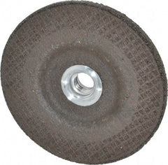 DeWALT - 24 Grit, 4-1/2" Wheel Diam, 1/4" Wheel Thickness, Type 27 Depressed Center Wheel - Aluminum Oxide, R Hardness, 13,300 Max RPM, Compatible with Angle Grinder - Exact Industrial Supply
