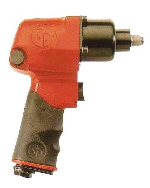 Chicago Pneumatic - 3/8" Drive, 6,800 RPM, 180 Ft/Lb Torque Impact Wrench - Pistol Grip Handle, 1,800 IPM, 14 CFM, 90 psi, 1/4" NPT Inlet - Exact Industrial Supply