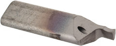 HORN - 0.046" Groove Width, 0.315" Min Hole Diam, 0.394" Max Hole Depth, Face Grooving Tool - Exact Industrial Supply