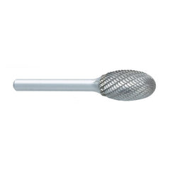 ‎SL-1 -6mm × 16mm LOC × 6mm Shank × 50mm OAL 14 Degree Included Angle Carbide Medium Tough Cut Burr - Exact Industrial Supply