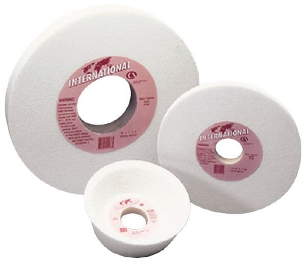 Grier Abrasives - 8" Diam x 1-1/4" Hole x 3/4" Thick, H Hardness, 46 Grit Surface Grinding Wheel - Exact Industrial Supply