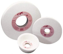 Camel Grinding Wheels - 14" Diam x 5" Hole x 1-1/2" Thick, H Hardness, 46 Grit Surface Grinding Wheel - Aluminum Oxide, Type 5, Coarse Grade, 1,910 Max RPM, Vitrified Bond, One-Side Recess - Exact Industrial Supply