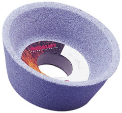 Grier Abrasives - 4 Inch Diameter x 1-1/4 Inch Hole x 1-1/2 Inch Thick, 46 Grit Tool and Cutter Grinding Wheel - Exact Industrial Supply