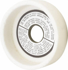 Grier Abrasives - 5" Diam, 1-1/4" Hole Size, 1-1/2" Overall Thickness, 60 Grit, Type 6 Tool & Cutter Grinding Wheel - Medium Grade, Aluminum Oxide, K Hardness, Vitrified Bond, 4,966 RPM - Exact Industrial Supply