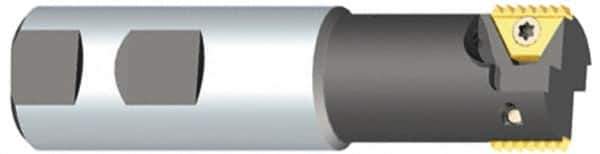 Kennametal - 0.67" Cut Diam, 1.34" Max Depth of Cut, 3/4" Shank Diam, Internal/External Indexable Thread Mill - Insert Style STN 11, 0.43" Insert Size, 2 Inserts, Toolholder Style K067, 3.42" OAL - Exact Industrial Supply