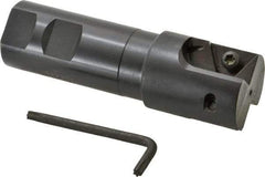 Kennametal - 1.654" Cut Diam, 1.77" Max Depth of Cut, 1-1/4" Shank Diam, Internal/External Indexable Thread Mill - Insert Style STN 27, 1.06" Insert Size, 2 Inserts, Toolholder Style K165, 4.65" OAL - Exact Industrial Supply