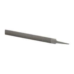 Nicholson - 12" Long x 1-11/32" Wide x 11/32" Thick Cabinet Half Round Rasp - Second Cut - Exact Industrial Supply