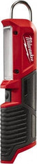 Milwaukee Tool - 12 Volt, Cordless, LED Portable Handheld Work Light - 1 Head, 220 Lumens, 9-1/4" Long - Exact Industrial Supply