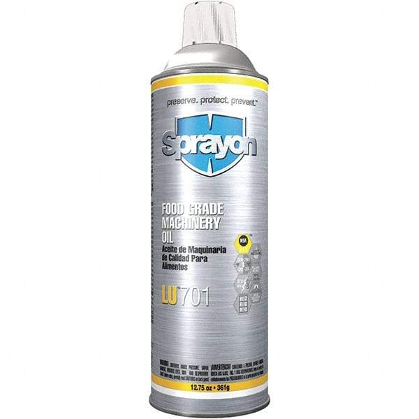 Sprayon - 13.25 oz Aerosol Mineral Multi-Purpose Oil - -40 to 232°F, ISO N/A, Food Grade - Exact Industrial Supply