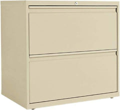ALERA - 30" Wide x 28-3/8" High x 19-1/4" Deep, 2 Drawer Lateral File - Steel, Putty - Exact Industrial Supply