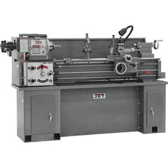 Jet - 13" Swing, 40" Between Centers, 230 Volt, Single Phase Bench Lathe - 5MT Taper, 2 hp, 60 to 1,240 RPM, 1-3/8" Bore Diam, 29-3/4" Deep x 29" High x 75-1/2" Long - Exact Industrial Supply