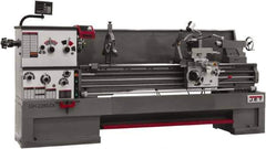 Jet - 26" Swing, 80" Between Centers, 230 Volt, Triple Phase Engine Lathe - 6MT Taper, 10 hp, 40 to 1,800 RPM, 4-1/8" Bore Diam, 43" Deep x 57" High x 136" Long - Exact Industrial Supply