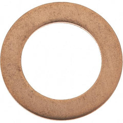 Value Collection - 7/16 SAE, 29/64" ID x 11/16" OD Oil Drain Plug Gasket - 1/32" Thick, Copper - Exact Industrial Supply