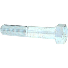 Hex Head Cap Screw: 1-14 x 3″, Grade 9 Alloy Steel, Zinc-Plated Clear Chromate