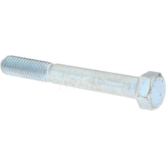 Hex Head Cap Screw: 3/8-16 x 1″, Grade 9 Alloy Steel, Zinc-Plated Clear Chromate