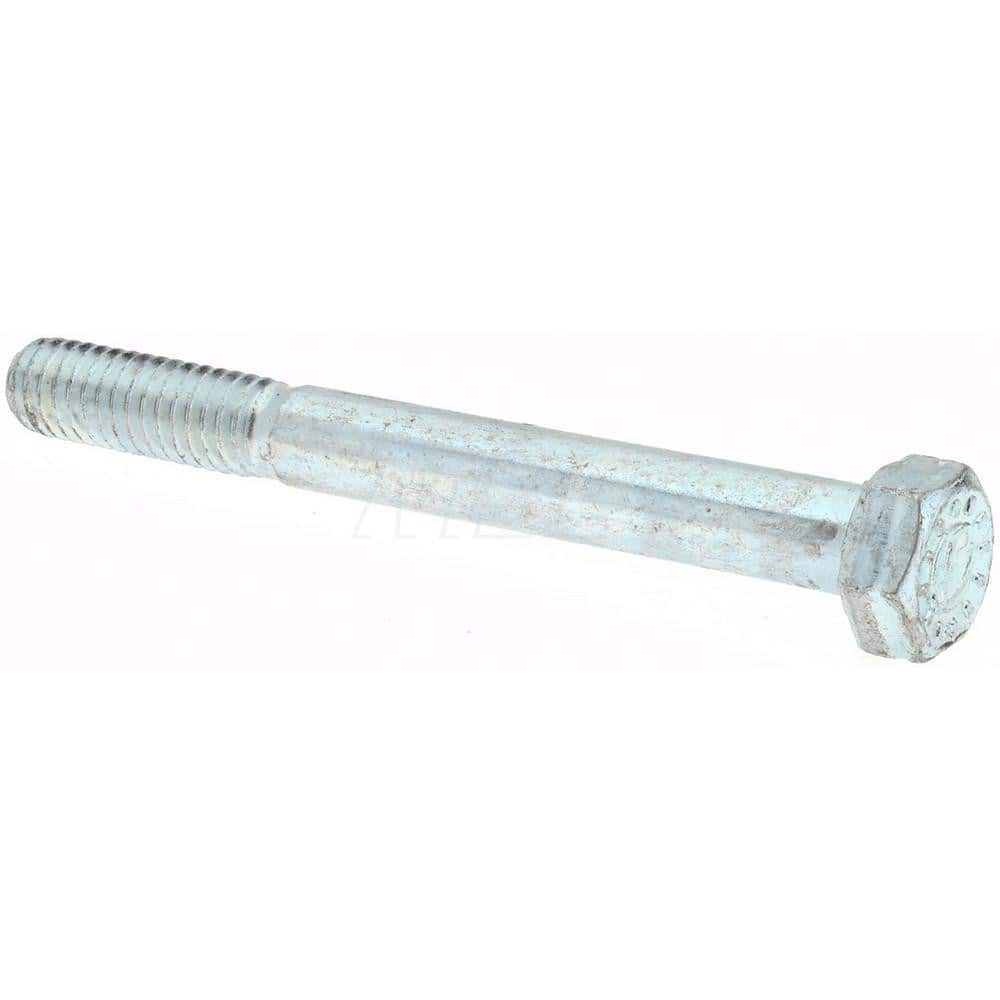 Hex Head Cap Screw: 3/4-10 x 10″, Grade 9 Alloy Steel, Zinc-Plated Clear Chromate