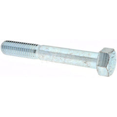 Hex Head Cap Screw: 1/2-13 x 5-1/2″, Grade 9 Alloy Steel, Zinc-Plated Clear Chromate