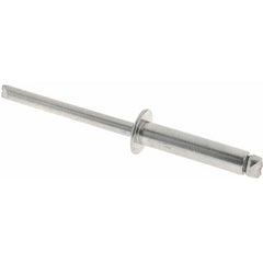Value Collection - Size 610 Dome Head Stainless Steel Open End Blind Rivet - Exact Industrial Supply