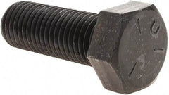 Value Collection - 7/8-9 UNC, 2-1/2" Length Under Head Hex Head Cap Screw - Fully Threaded, Grade 5 Steel, Uncoated, 1-5/16" Hex - Exact Industrial Supply