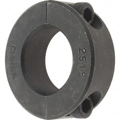 Value Collection - 25mm Bore, Steel, Two Piece Shaft Collar - 1-7/8" Outside Diam - Exact Industrial Supply